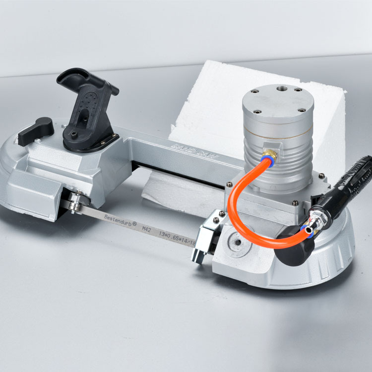 定制气动带锯井下煤矿用线锯隔爆无火花轨道手持式风动带锯切割锯