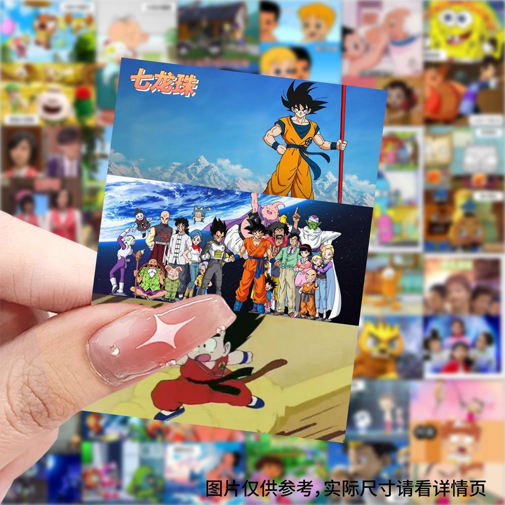 蛋蛋后童年回忆动画片贴纸搞笑创意手账沙雕桌面手机装饰防水贴画