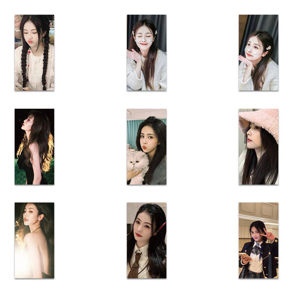 爆款白鹿贴纸ins可爱美女高颜值明星周边手账防水桌面装饰贴画