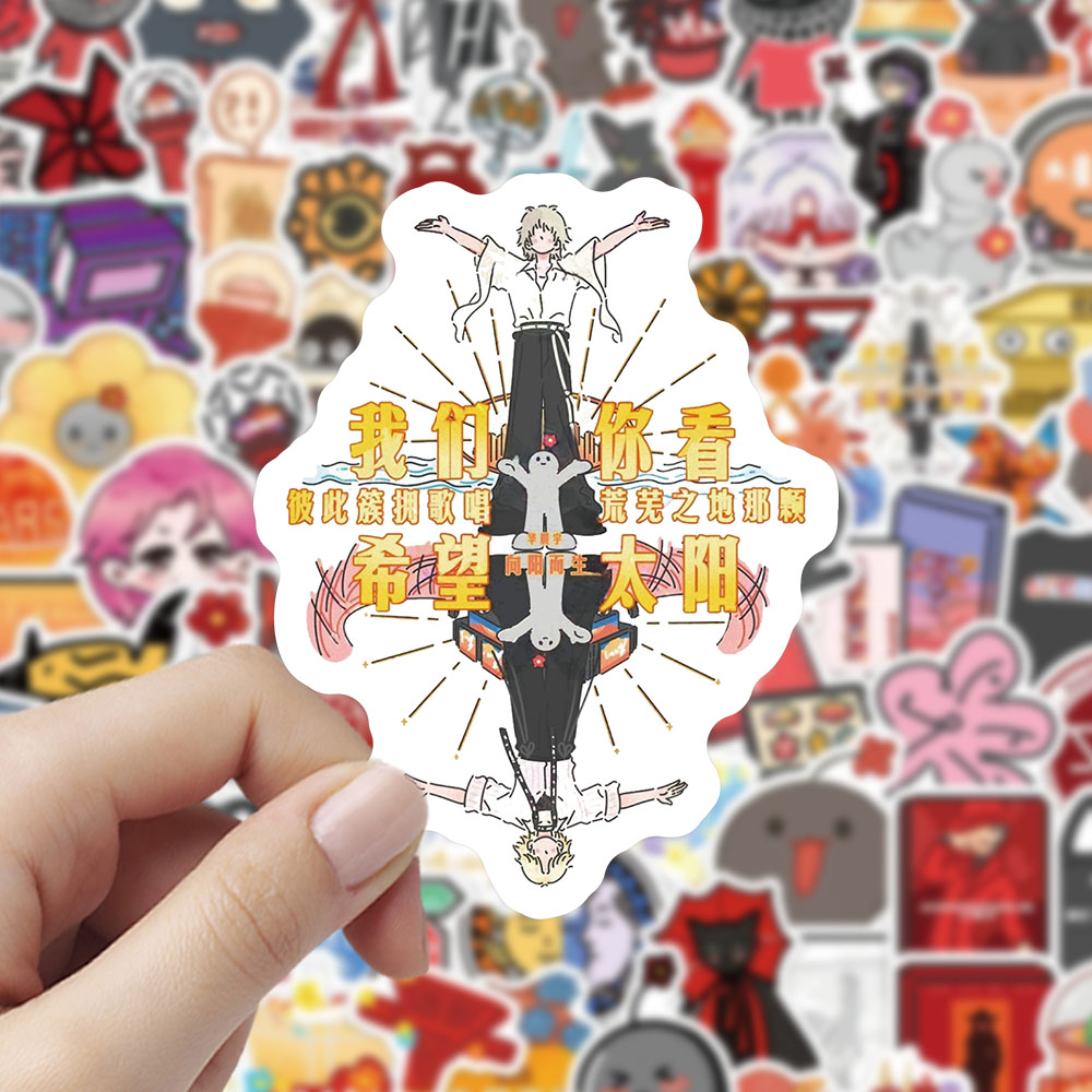 华晨宇演唱会火星元素贴纸火星小物件高颜值应援物料小贴画自粘