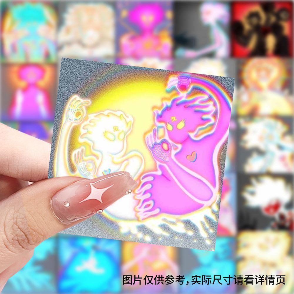 爆款潮流艺术贴纸创意小众贴画装饰手机水杯行李箱diy防水贴画