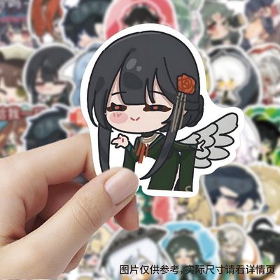 新款卡通物华弥新贴纸二次元人物Q版diy周边装饰手机壳贴画防水
