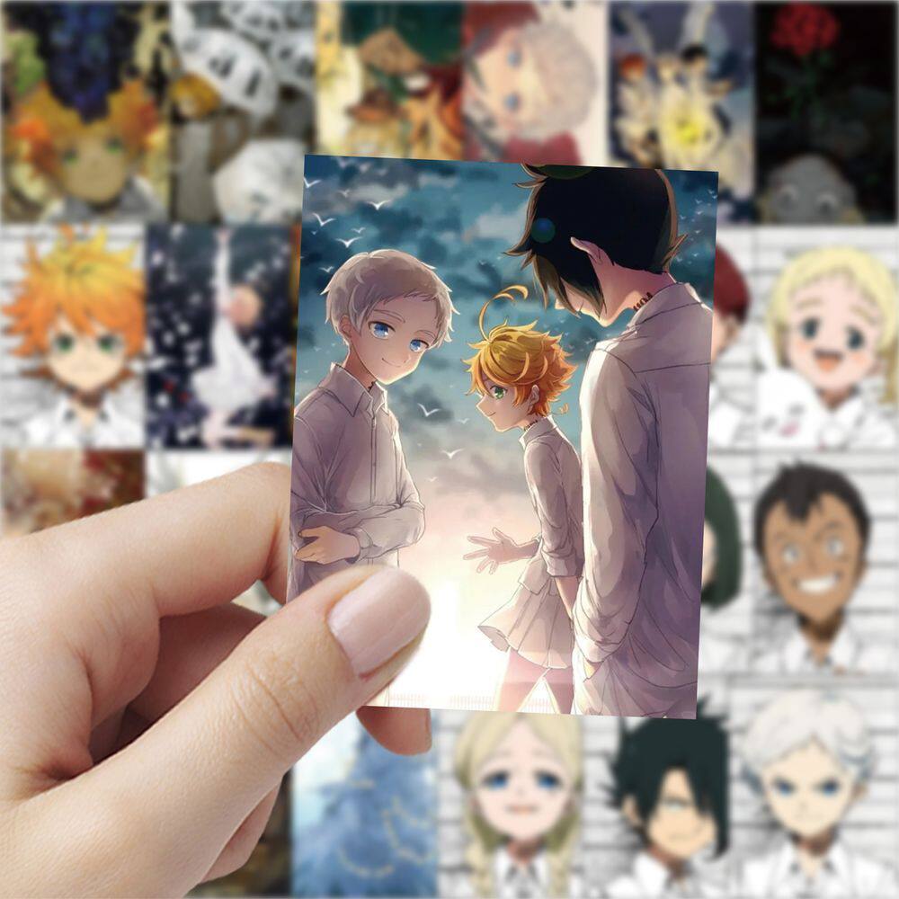 189张约定的梦幻岛贴纸卡通二次元动漫周边手机手账装饰贴画防水