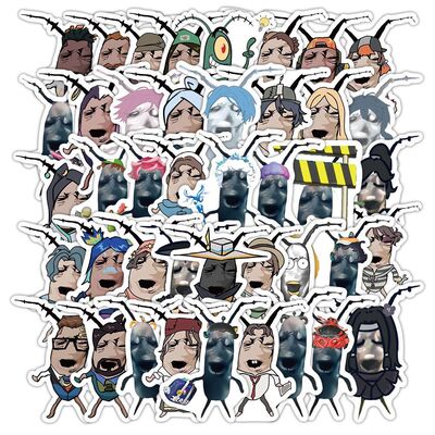 【工厂直发】120张精选人脸痞老板手工防水手账贴纸ins风格个性