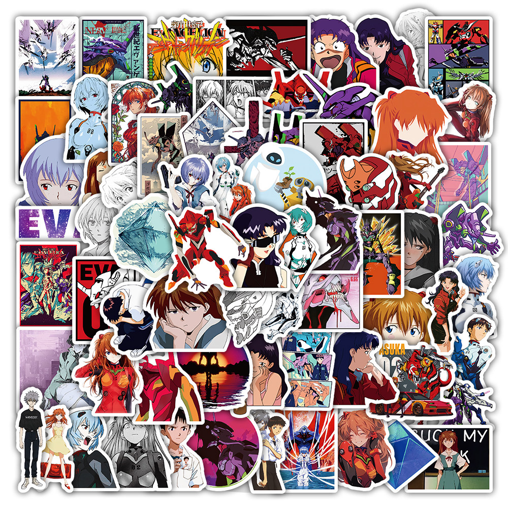 256张新世纪福音战士贴纸二次元动漫碇真嗣绫波丽明日香diy装饰贴,文具电教/文化用品/商务用品,贴纸/立体贴纸,淘宝优惠券,粉丝福利购,淘宝优惠卷