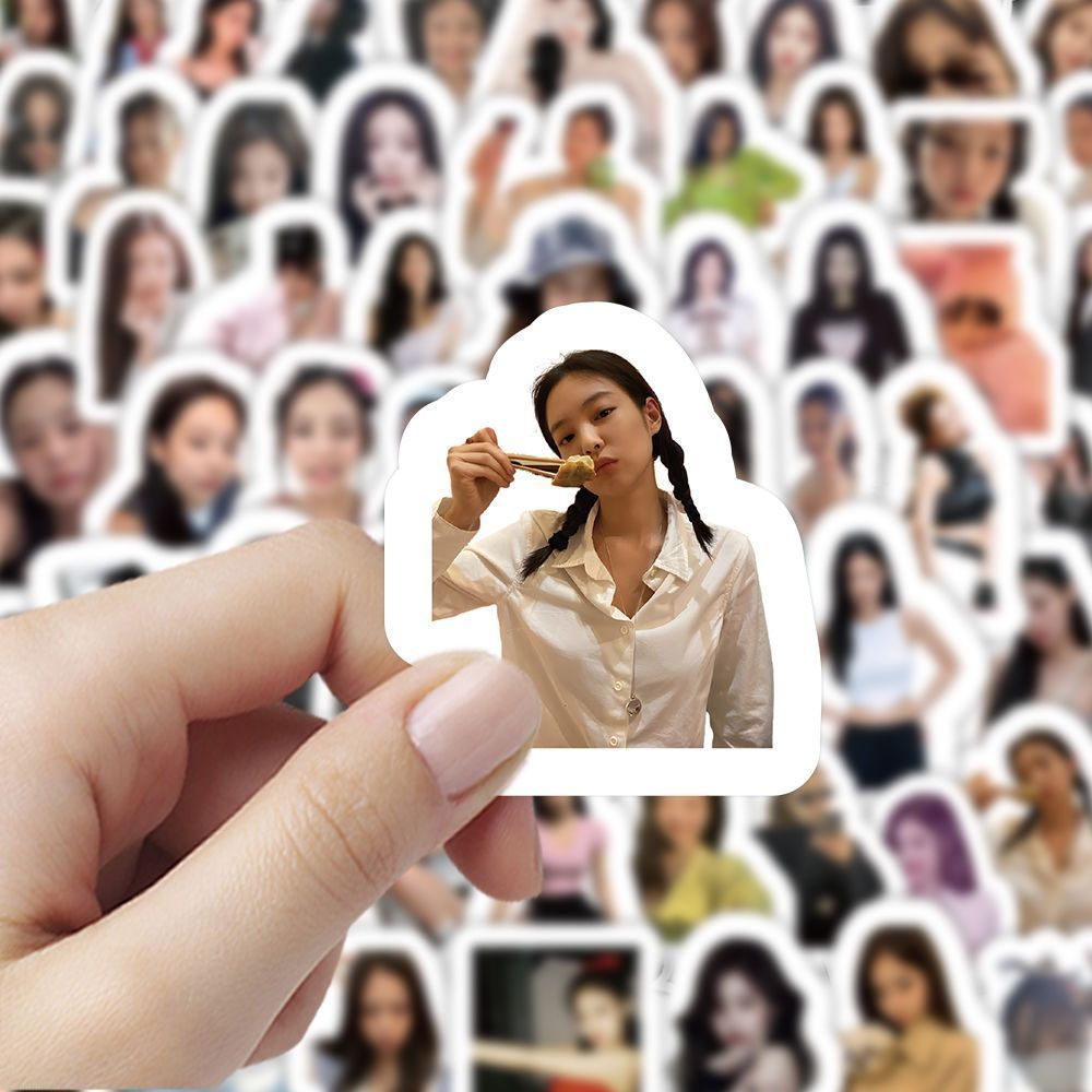 180张金珍妮可爱高颜值周边贴纸笔记本行李箱装饰手机手账diy贴纸