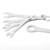 诺力盾超薄两用扳手薄款 开口扳手梅开扳手呆扳子五金工具汽修扳手