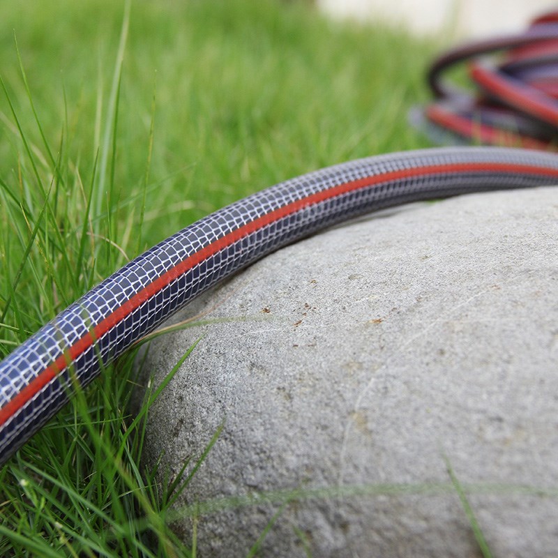 狮王朗祺钩编4分花园管防扭曲家用水管软管防冻耐寒防晒浇花喷头