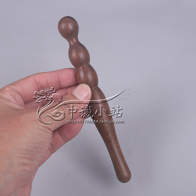檀木木质点穴棒拨筋棒全身通用经络按摩笔足底按摩器穴位按摩足疗