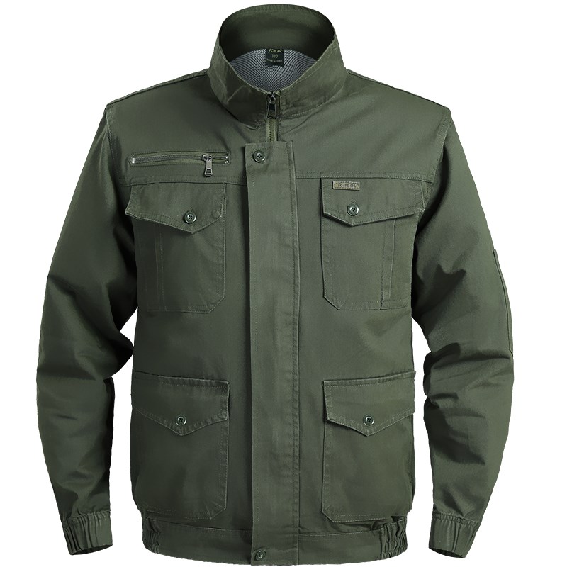 夏季降温空调服带风扇的衣服工地充电制冷电焊工防烫劳保工作服男