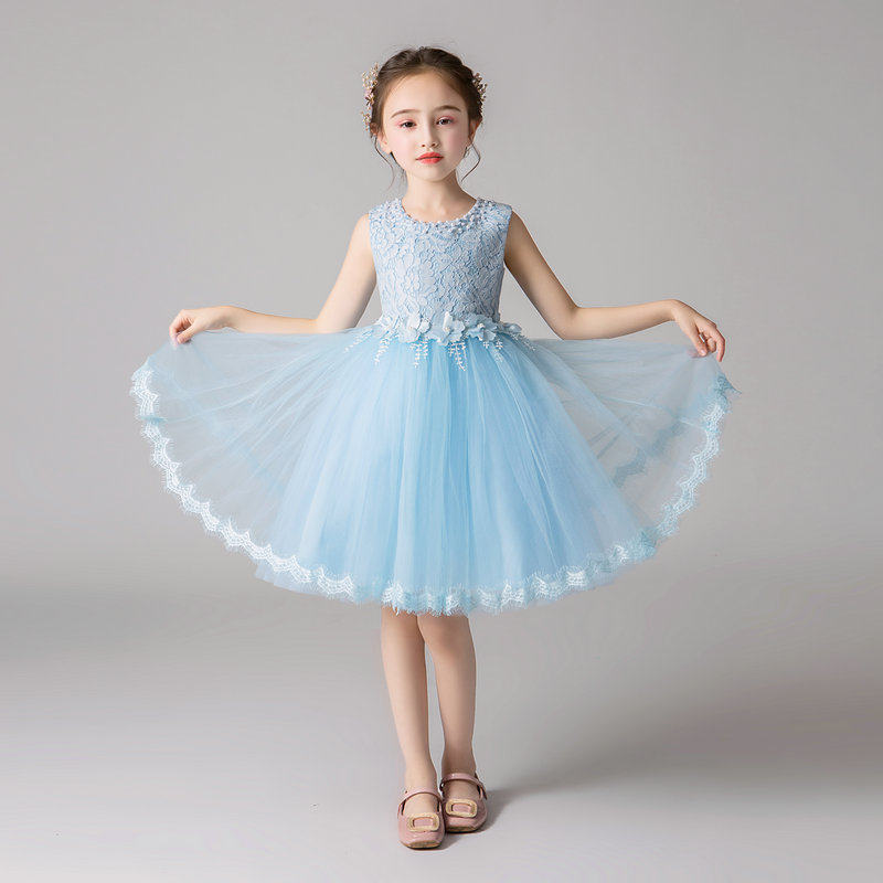 夏季儿童裙子蓬蓬白纱裙小女孩公主裙女童背心连衣裙中大童演出服,童装/婴儿装/亲子装,连衣裙,淘宝优惠券,粉丝福利购,淘宝优惠卷