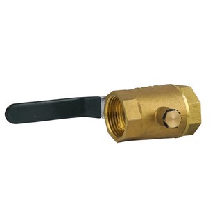 加厚黄铜测温球阀DN20螺纹自来水管温度测量开关供暖测温手动阀门