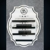 美容师美甲美发理发轮牌表流水轮流值轮班去向工作状态牌定做定制