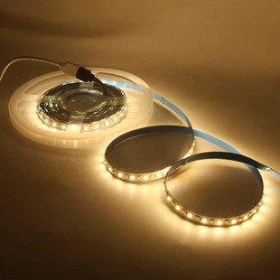调光灯带12V 24V2835LED灯带高亮双色温LED化妆镜补光灯镜前灯