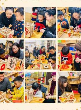 中秋节国庆宫灯diy灯笼制作手工材料包手绘手提led传统花灯幼儿园