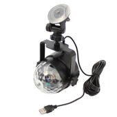 车内车载氛围灯KTV闪光灯室内旋转灯七彩灯家用房间蹦迪灯爆闪灯