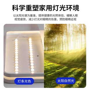 全光谱led灯条高显色护眼节能灯防蓝光无频闪吸顶灯替换灯芯