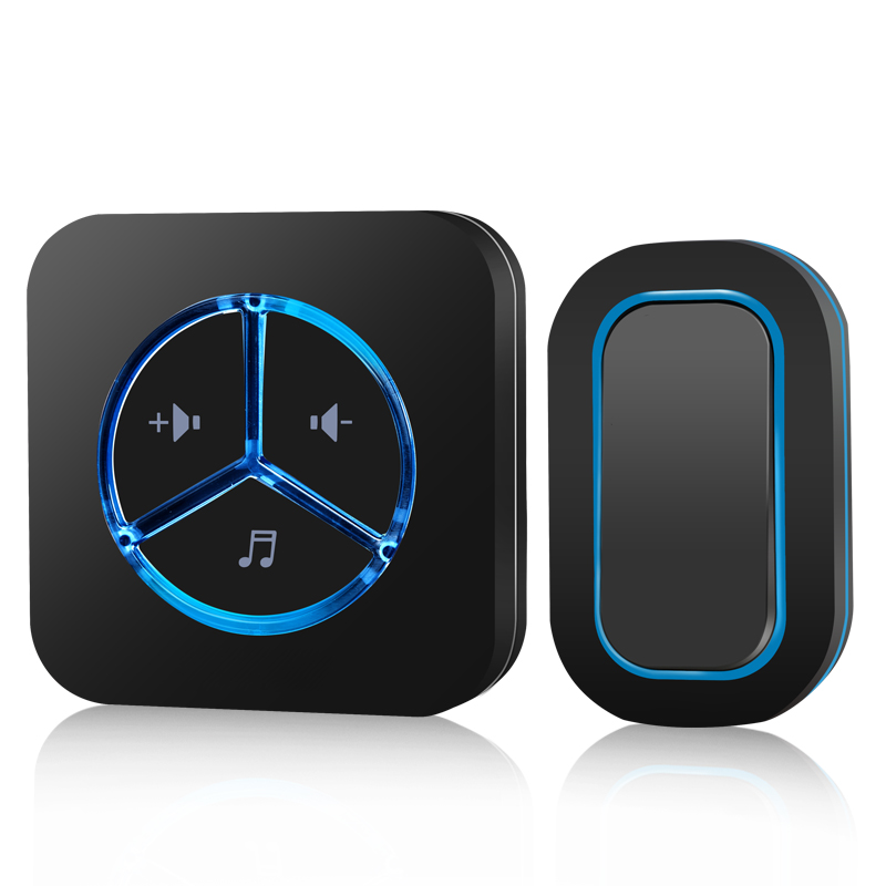 无线门铃家用防水室外远距离智能遥控一拖二拖三用电池老人呼叫器