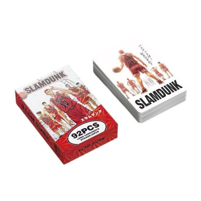 日漫小卡灌篮高手照片卡珍藏卡片手账贴纸双面LOMO卡镭射外盒60张