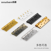 烁盾5寸平开合页不锈钢木门页房门加厚3.0铰链15轴承家用静音折页