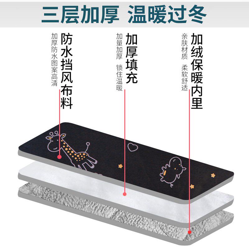 2024新款斗篷踏板摩托车挡风被反光条冬季全包加大加厚电动车防水