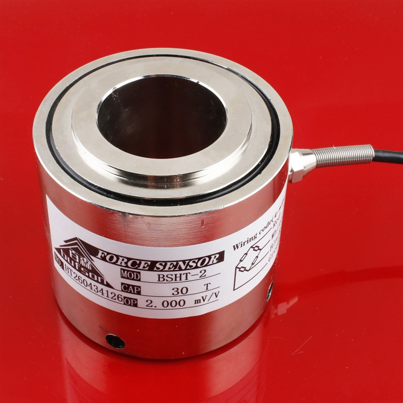 筒式称重传感器圆柱体受力平面接触测力传感器荷重元