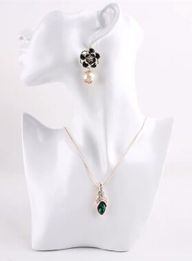 样板房人像模特道具桌面软装饰品衣帽间摆件围丝巾展示架全屋展厅