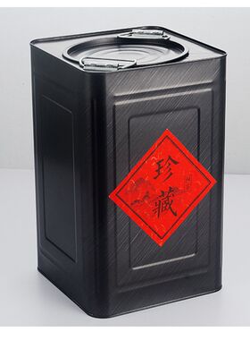 陈皮储存罐加厚茶叶铁桶大号密封大容量特大储物铁皮装陈皮的罐子
