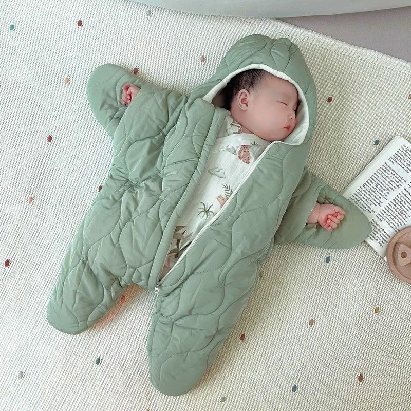 派大星保暖睡袋宝宝包被婴儿秋冬加厚连体衣爬服初生儿外出抱被,婴童用品,睡袋/防踢被,淘宝优惠券,粉丝福利购,淘宝优惠卷