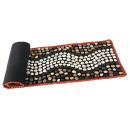 天然鹅卵石足底按摩垫家用足部穴位足疗雨花石脚垫走毯石头指压板