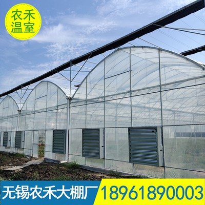 8432外遮阳薄膜连栋温室大棚  猕猴桃蔬菜火龙果多肉连体大棚