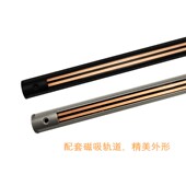 LED磁吸轨道灯磁轨珠宝射灯精品展柜灯柜台博物馆玻璃即插即亮灯