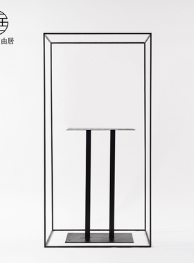 创意雕塑摆件展示架金属艺术饰品酒店售楼处样板间走廊过道摆设台