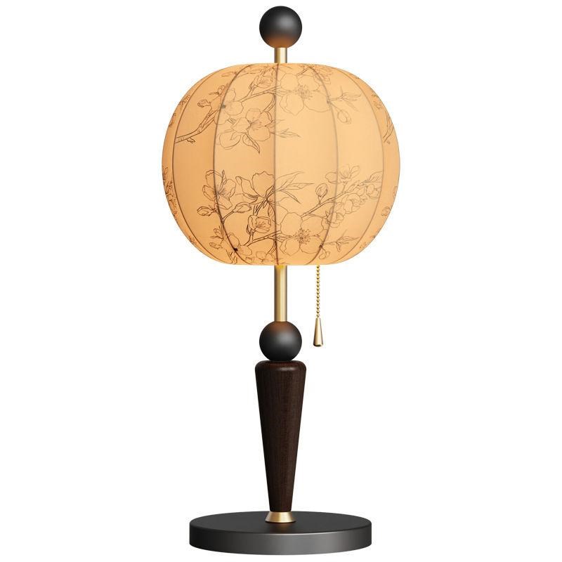 侘寂中古风实木落地灯沙发旁边氛围灯高端氛围主卧室床头立式台灯