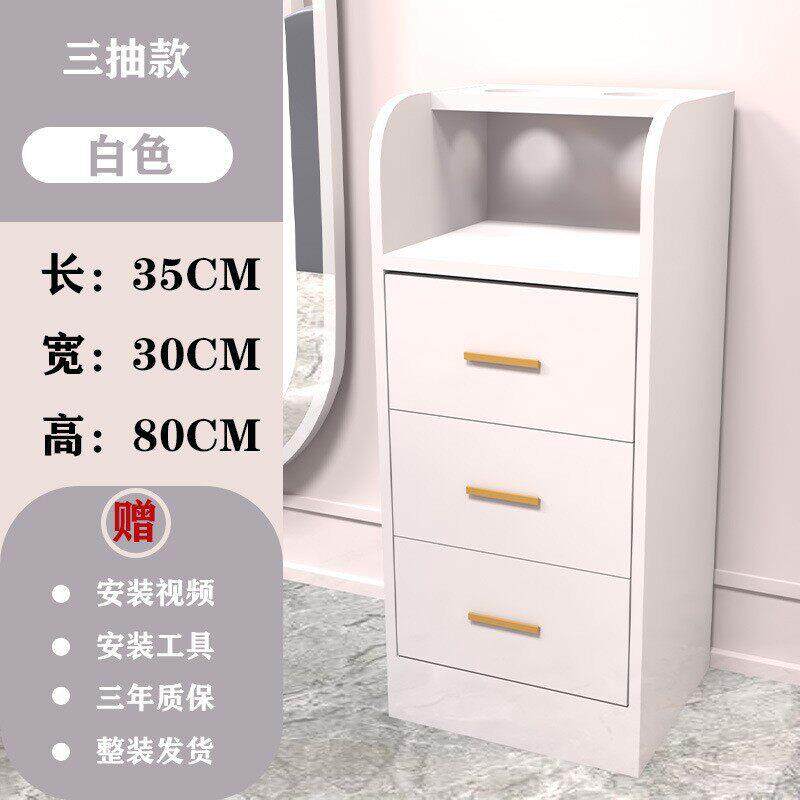 新款理发店柜子实木烤漆柜美容美发储物柜置物收纳柜理发店工具柜