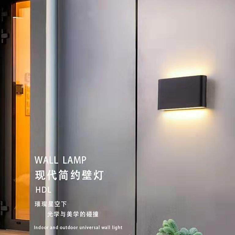 led户外防水超薄现代简约壁灯客厅背景墙壁楼梯创意走廊过道灯