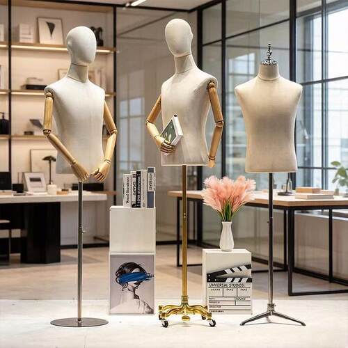 模特道具半身人台西装礼服西服展示架服装店全身假人装模特架