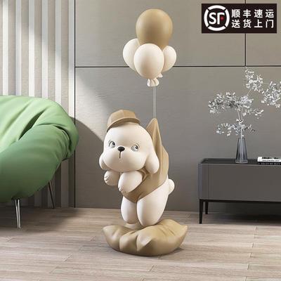 狗客厅大型落地装饰摆件家居饰品电视柜沙发旁边开业乔迁新居礼品