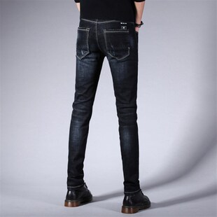 小码26-27码男士牛仔裤直筒修身160cm矮个子青年加绒xs号直脚长裤