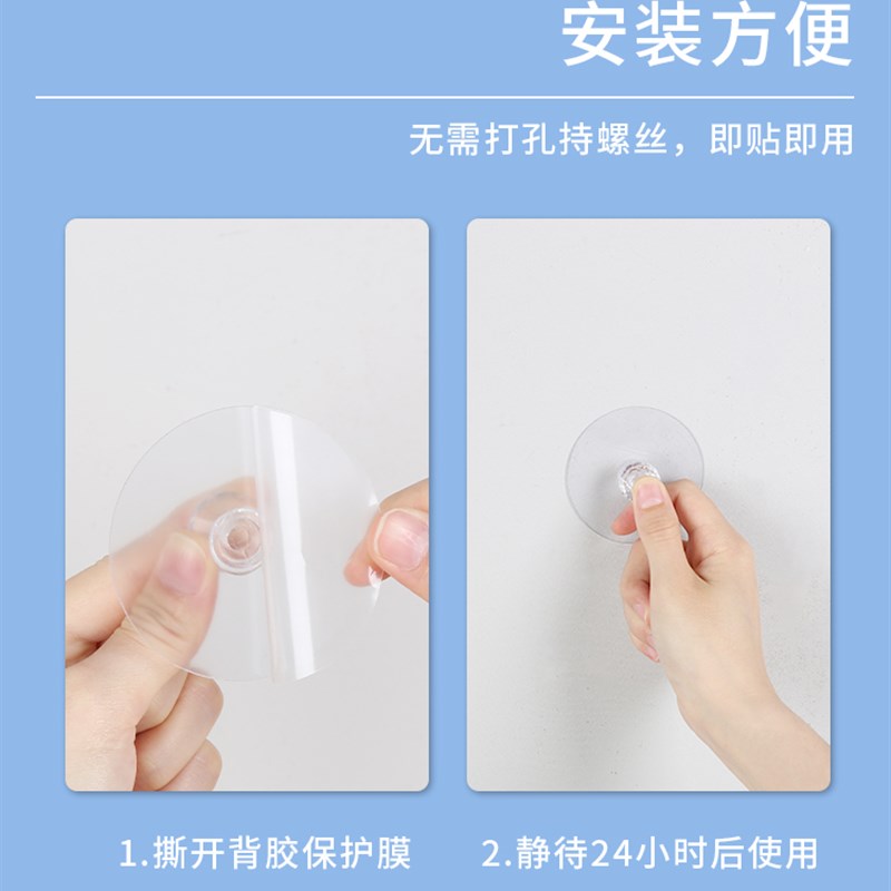 木柜门拉手免打孔粘贴自粘家用推拉门橱柜抽屉柜门卧室衣柜门玻璃