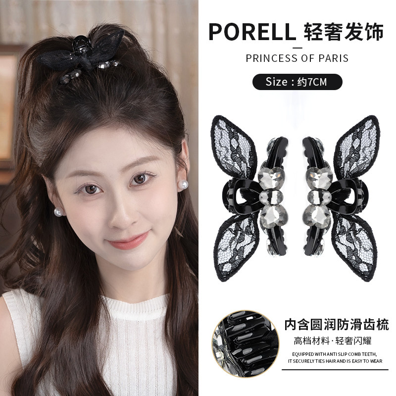 铂瑞珥兔耳朵小抓夹女可拆卸发夹女新款精灵耳造型水钻侧边夹子,饰品/流行首饰/时尚饰品新,发饰,淘宝优惠券,粉丝福利购,淘宝优惠卷