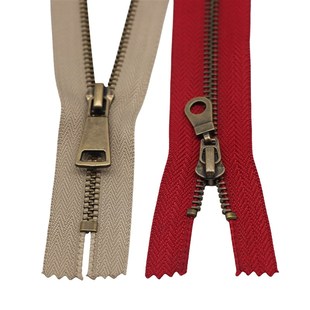 5号金属铜拉链闭尾套头毛衣口袋长靴DIY包复古短牛仔裙裤拉锁配件