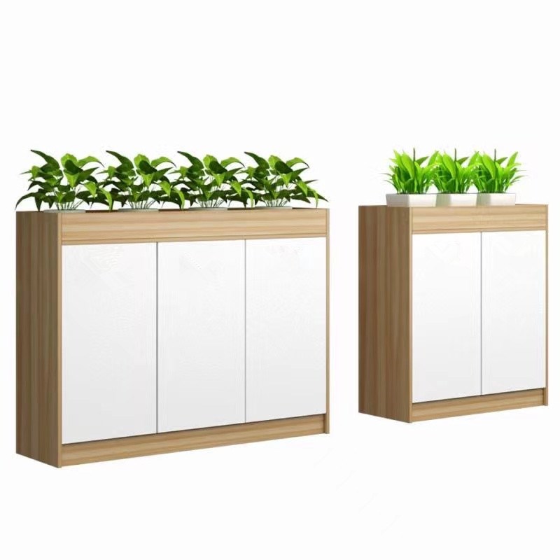 办公室隔断柜矮柜花槽柜桌边侧柜文件柜资料柜车间组合遮挡围栏柜