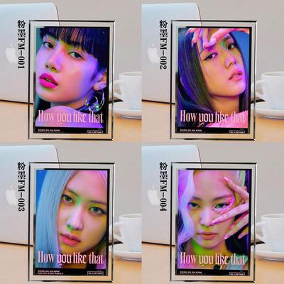 粉墨BLACKPIN明星水晶相框画7寸6寸照片应援周边玻璃画框摆台摆件