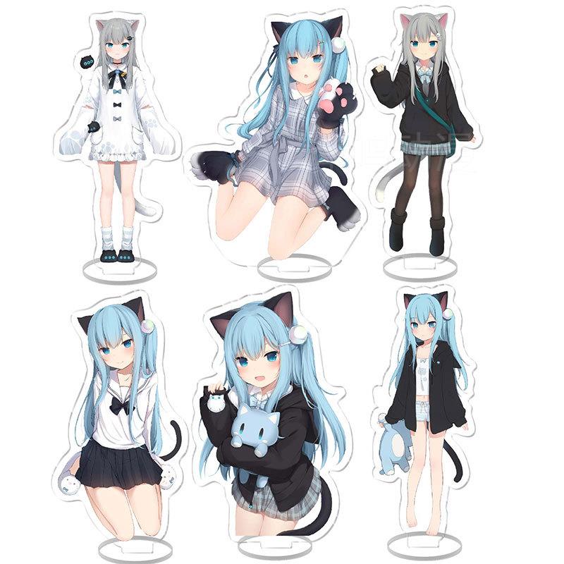 动周边亚克力立牌 漫猫羽雫表明包大户人形立牌万物皆可萌可爱女