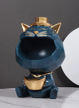 创意轻奢北欧进门口玄关钥匙收纳摆件客厅新居乔迁礼物结婚装饰品