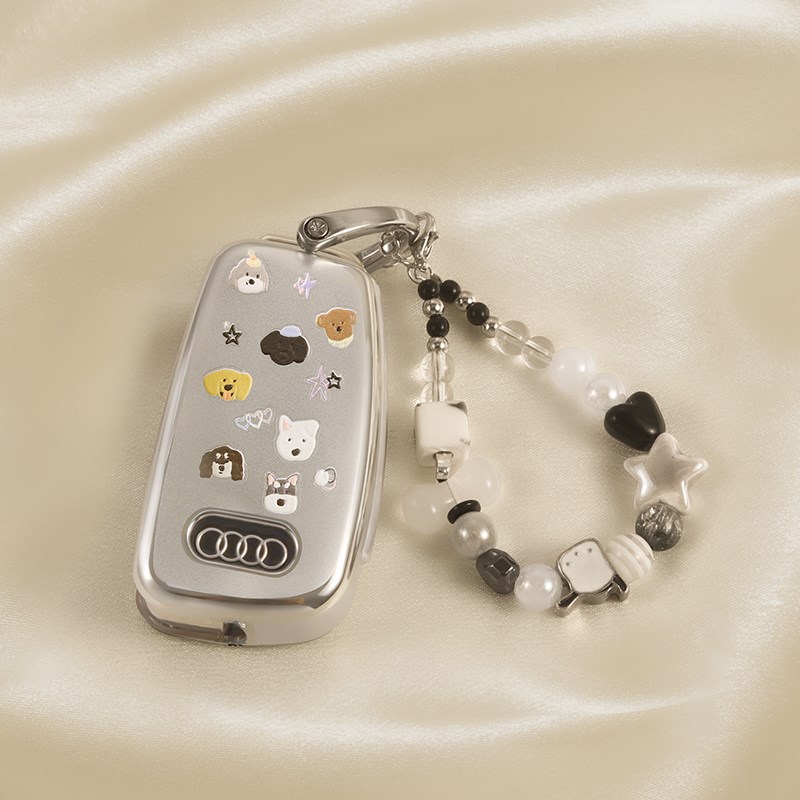 奥迪Q2L钥匙套Q3车A3A5壳A6L扣高级A7/A8新款2024款A4L/Q4壳Q5L女