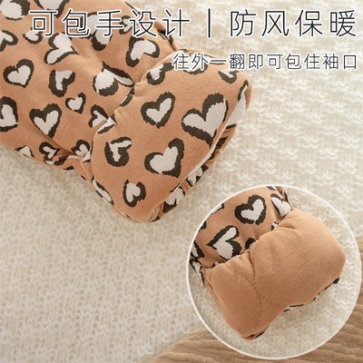 婴儿冬装加厚连体衣外出服包手包脚防风加厚外套纯棉A类男女宝宝