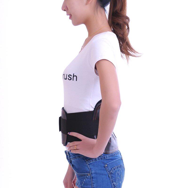 包邮好怡生腰椎挺家用固定带弧型腰托护腰带曲度腰围自发热带钢板