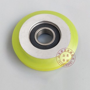 6205电梯高速 电梯配件 迅达导靴滚轮100 导靴轮 迅达R3导靴轮